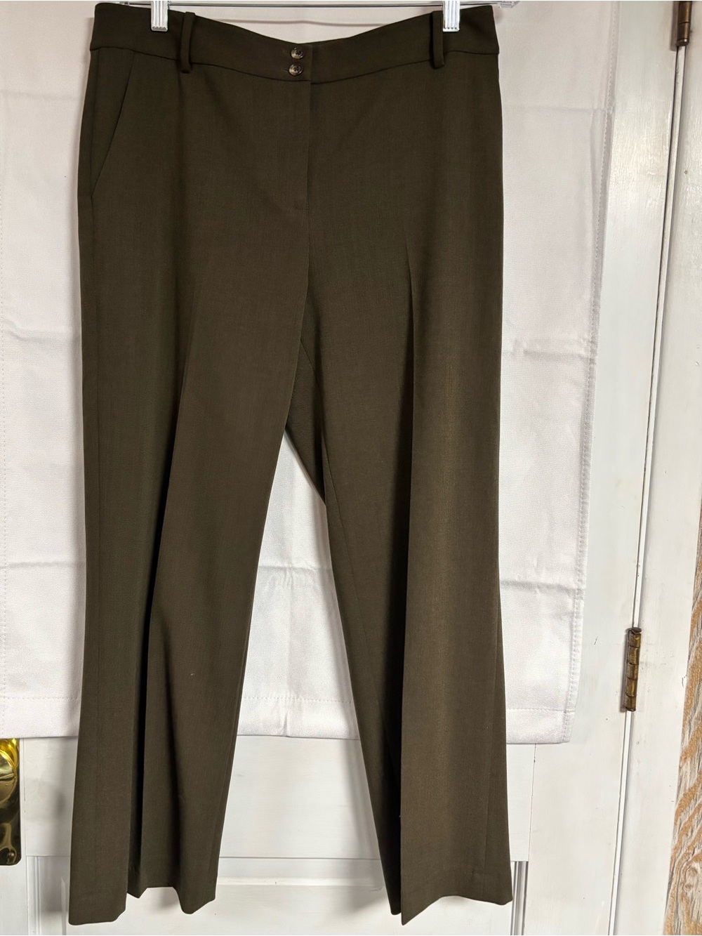Lauren Ralph Lauren Petite Women’s Dark Olive Green Dress Pants Size 10p